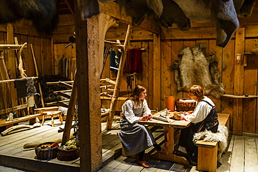 The Viking Museum, Borg, Lofoten Islands, Arctic, Norway, Scandinavia, Europe