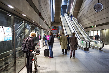 Metro station, Copenhagen, Denmark, Scandinavia, Europe