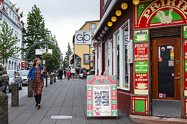 Street scene, Reykjavik, Iceland, Polar Regions