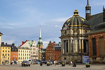 Riddarholmskyrkan (Riddarholms church) on Riddarholmen Island, Stockholm, Sweden, Scandinavia, Europe