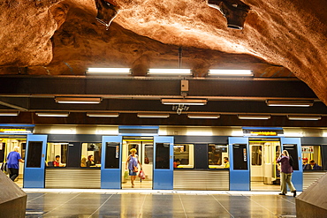 T Bana metro station, Stockholm, Sweden, Scandinavia, Europe