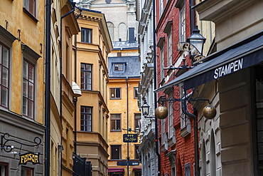 Buildings in Gamla Stan, Stockholm, Sweden, Scandinavia, Europe