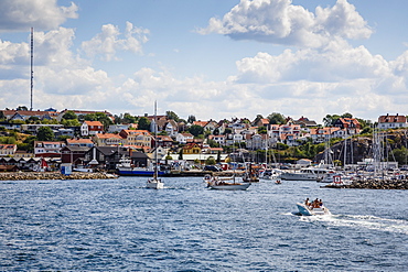 View over Stromstad, Vastra Gotaland region, Sweden, Scandinavia, Europe