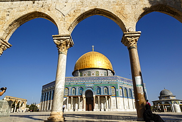 Dome of the Rock Mosque, Temple Mount, UNESCO World Heritage Site, Jerusalem, Israel, Middle East