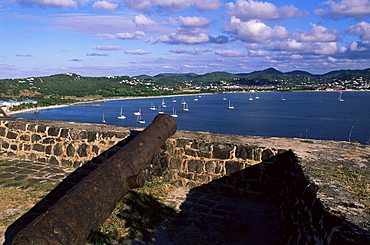 Fort Rodney, Pigeon Point, Rodney Bay, St. Lucia, Windward Islands, West Indies, Caribbean, Central America