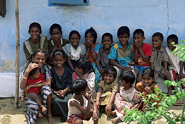 Village children, Sri Lanka, Asia