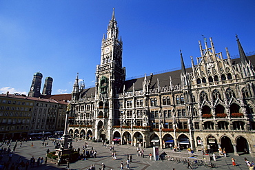 City Hall on Marienplatz, Munich, Bavaria, Germany, Europe