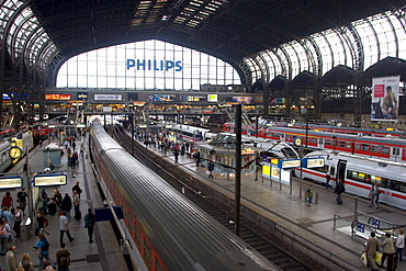 Hamburg Central Train Station, Hamburg, Germany, Europe