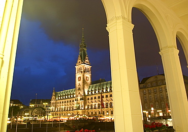 Hamburg City Hall in the Altstadt (Old Town), Hamburg, Germany, Europe