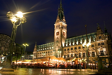 Hamburg City Hall in the Altstadt (Old Town), Hamburg, Germany, Europe