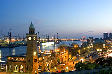 Landungsbrucken, Port of Hamburg, St. Pauli, Hamburg, Germany, Europe