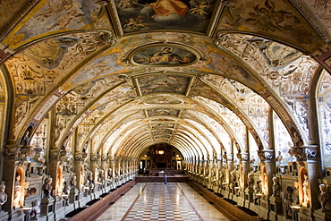 Antiquarium room at the Residenzmuseum, Munich, Bavaria, Germany, Europe