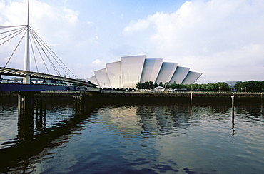 The Clyde Auditorium, known as the Armadillo, designed by Sir Norman Foster, Glasgow, Scotland, United Kingdom, Europe 