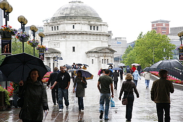 Rainy day, Birmingham, England, United Kingdom, Europe