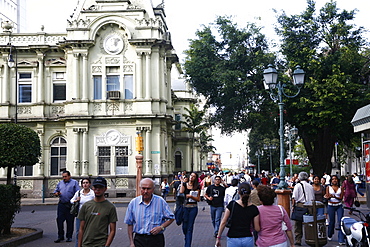 People by the old post office, San Jose, Costa Rica, Central America