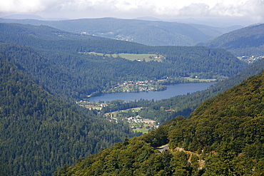 Vosges mountains seen from around Col de Schlucht, Alsace, France, Europe