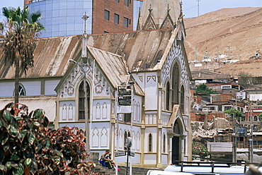 Church in town of Arica, Chile, South America