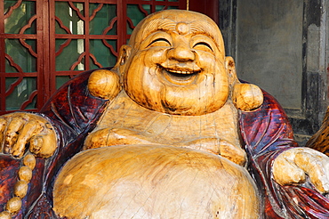 Laughing Buddha, Tanzhe Temple, Beijing, China, Asia