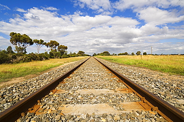 Railway tracks, Victoria, Australia, Pacific