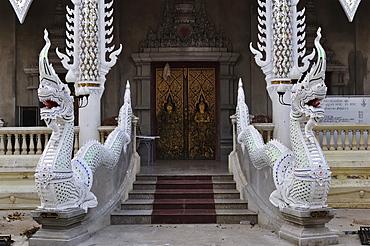 Detail of Buddhist temple, Lampang, Thailand, Southeast Asia, Asia