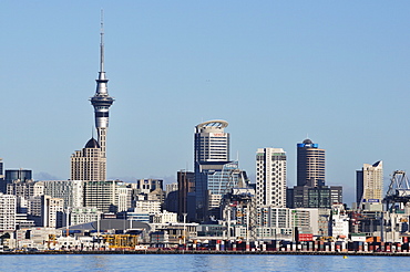 Okahu Bay and skyline, Auckland, North Island, New Zealand, Pacific