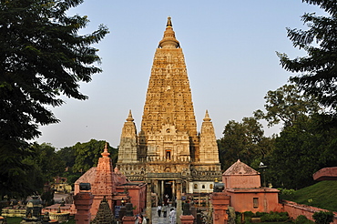 Mahabodhi Temple, UNESCO World Heritage Site, Bodh Gaya (Bodhgaya), Gaya District, Bihar, India, Asia