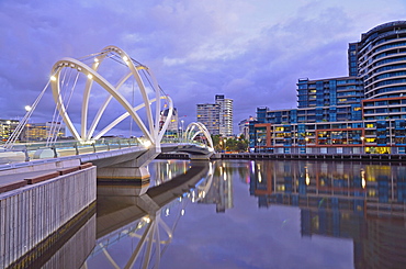 Melbourne Docklands and Yarra River, Melbourne, Victoria, Australia, Pacific