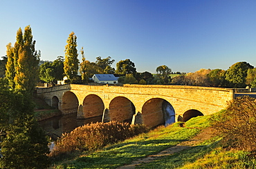 Richmond Bridge, Australia's oldest road bridge, Richmond, Tasmania, Australia, Pacific