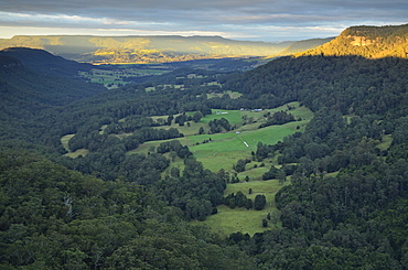 Sunrise over the Kangaroo Valley, New South Wales, Australia, Pacific