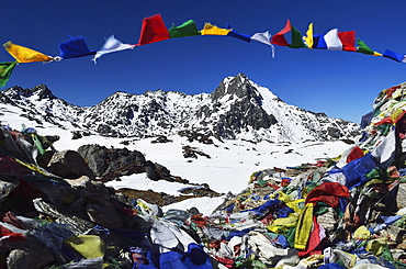 Lauribina Pass, Langtang National Park, Bagmati, Central Region (Madhyamanchal), Nepal, Himalayas, Asia