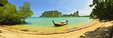 Railay East Bay, Rai Leh (Railay), Andaman Coast, Krabi Province, Thailand, Southeast Asia, Asia