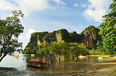 Railay East Bay, Rai Leh (Railay), Andaman Coast, Krabi Province, Thailand, Southeast Asia, Asia