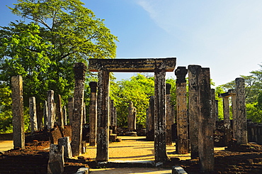 Ancient city of Polonnaruwa, UNESCO World Heritage Site, Polonnaruwa, Sri Lanka, Asia