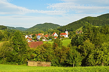 Achdorf village, Black Forest, Baden-Wurttemberg, Germany, Europe