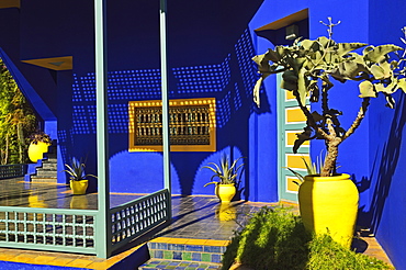 The Majorelle Gardens, Marrakesh, Morocco, North Africa, Africa