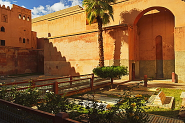 Saadian Tombs, Medina, Marrakesh, Morocco, North Africa, Africa