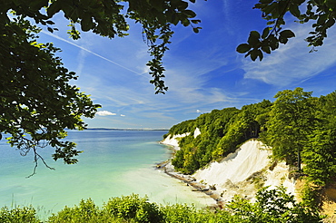 Chalk cliffs, Jasmund National Park, Ruegen Island, Mecklenburg-Vorpommern, Germany, Europe