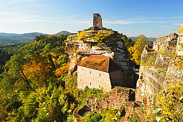 Altdahn castle, Dahn, Palatinate Forest, Rhineland-Palatinate, Germany, Europe