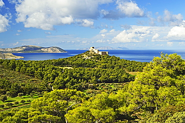 Kritinia Castle, Rhodes, Dodecanese, Aegean Sea, Greek Islands, Greece, Europe