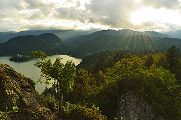 Lake Bled (Blejsko jezero), Bled, Julian Alps, Slovenia, Europe