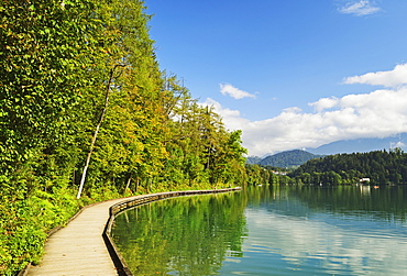 Lake Bled (Blejsko jezero), Bled, Julian Alps, Slovenia, Europe