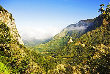 Valle de Hermigua, Parque Nacional de Garajonay, UNESCO World Heritage Site, La Gomera, Canary Islands, Spain, Europe