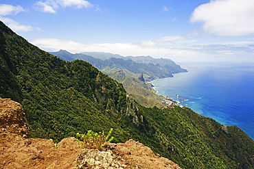 Anaga Mountains and Costa Adeje, Tenerife, Canary Islands, Spain, Atlantic, Europe