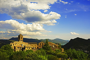 Old town of Ainsa, Huesca, Aragon, Spain, Europe