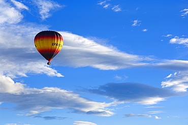 Hot air balloon, Christchurch, Canterbury, South Island, New Zealand, Pacific