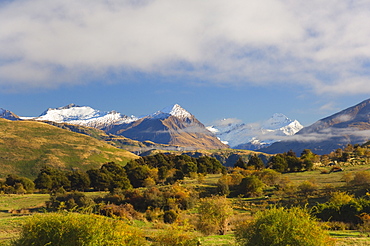 Rob Roy Peak and Mount Aspiring, Wanaka, Central Otago, South Island, New Zealand, Pacific