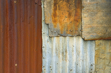 Detail of abandoned hut in historic gold mining town, Hill End, New South Wales, Australia, Pacific