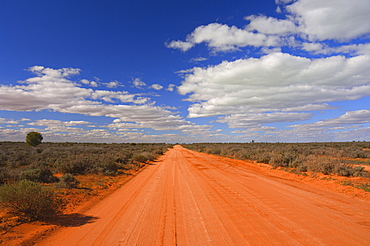 Outback road, Menindee, New South Wales, Australia, Pacific