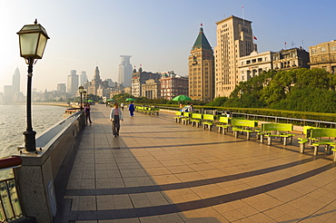 The Bund, Huangpu District, Shanghai, China, Asia