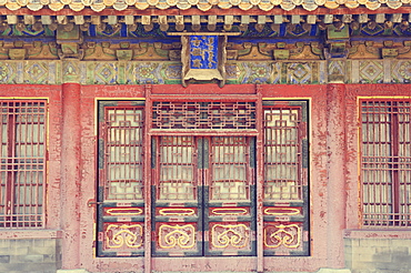 Front of historic building, Forbidden City (Palace Museum), Beijing, China, Asia